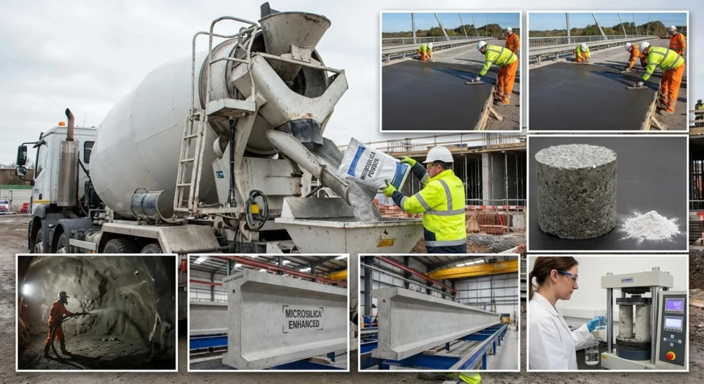 کاربرد میکروسیلیکا